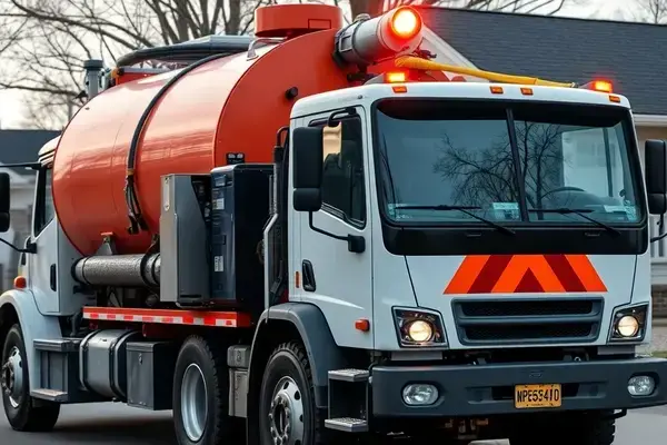 Septic tank pumping service